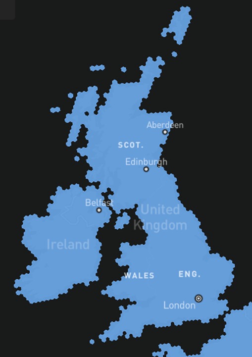 starlink uk network map
